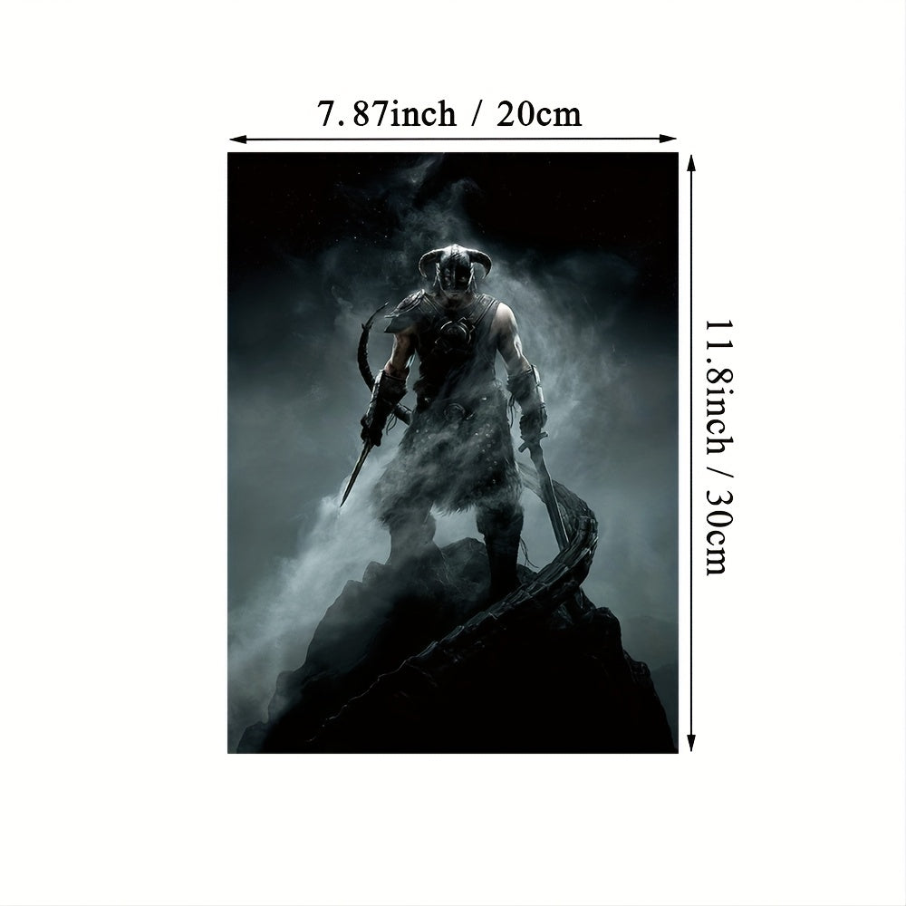 1 piece The Elder Scrolls Canvas Wall Art - Stunning Game Art Print for Home Decor and Teen Room Wall Decor (Unframed)