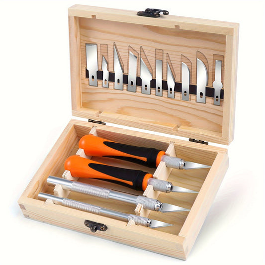 14pcs 4pcs 10pcs Precision Craft Knife Set with Extra Blades - Perfect for Crafting and DIY Projects