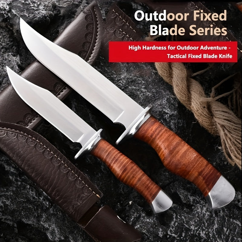 Portable Multifunctional Knife for Outdoor Camping and Survival - High Hardness and Durable with Fruit Cutting Capability