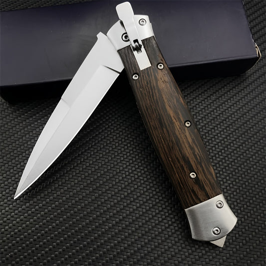 EDC Tactical Folding Pocket Knife, Tactical Gear AUTO Folding Blade EDC Knives, Spring Assisted Knife, Outdoor Camping Knife