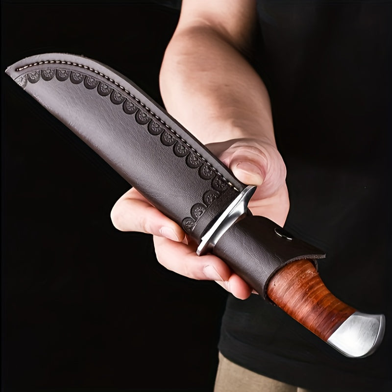 Portable Multifunctional Knife for Outdoor Camping and Survival - High Hardness and Durable with Fruit Cutting Capability