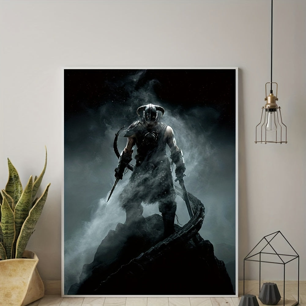 1 piece The Elder Scrolls Canvas Wall Art - Stunning Game Art Print for Home Decor and Teen Room Wall Decor (Unframed)