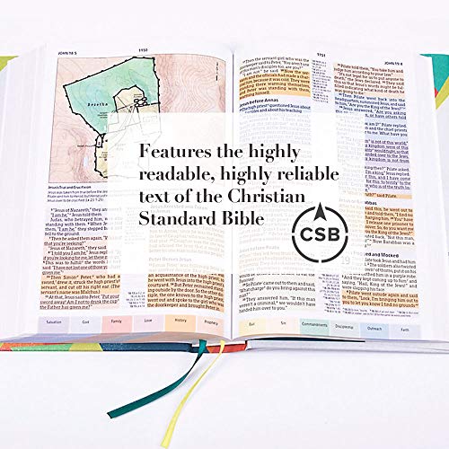 CSB Rainbow Study Bible, Hardcover