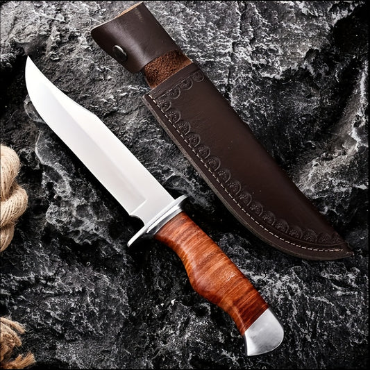 Portable Multifunctional Knife for Outdoor Camping and Survival - High Hardness and Durable with Fruit Cutting Capability