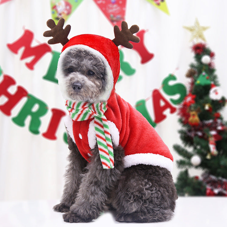 Christmas Pet Costume for Small, Medium, and Large Dogs and Cats - Funny Pet Clothes and Dog Apparel