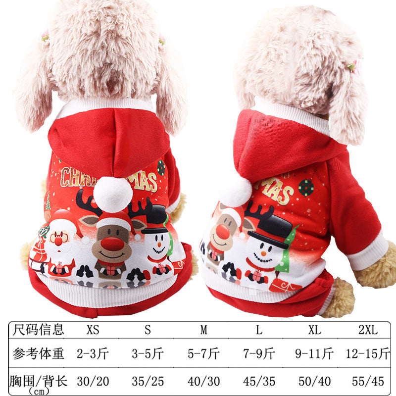 Christmas Pet Costume for Small, Medium, and Large Dogs and Cats - Funny Pet Clothes and Dog Apparel