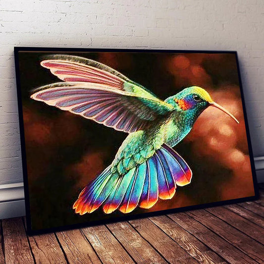 Hummingbird DIY 5D Diamond Painting Kits  Full Drill Animal Diamond Mosaic Hand Inlaid Rhinestone Embroidery Home Decor Gift