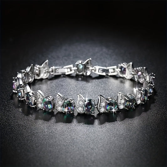 Trendy Zircon Clasp Bracelet For Woman